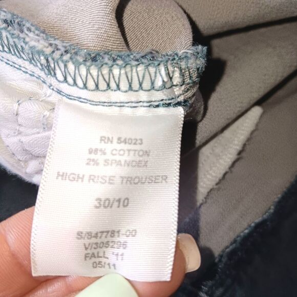 GAP 1969 Women’s Blue High Rise Trouser Jeans Size 30/10 Wide Leg Flare - Picture 11 of 11